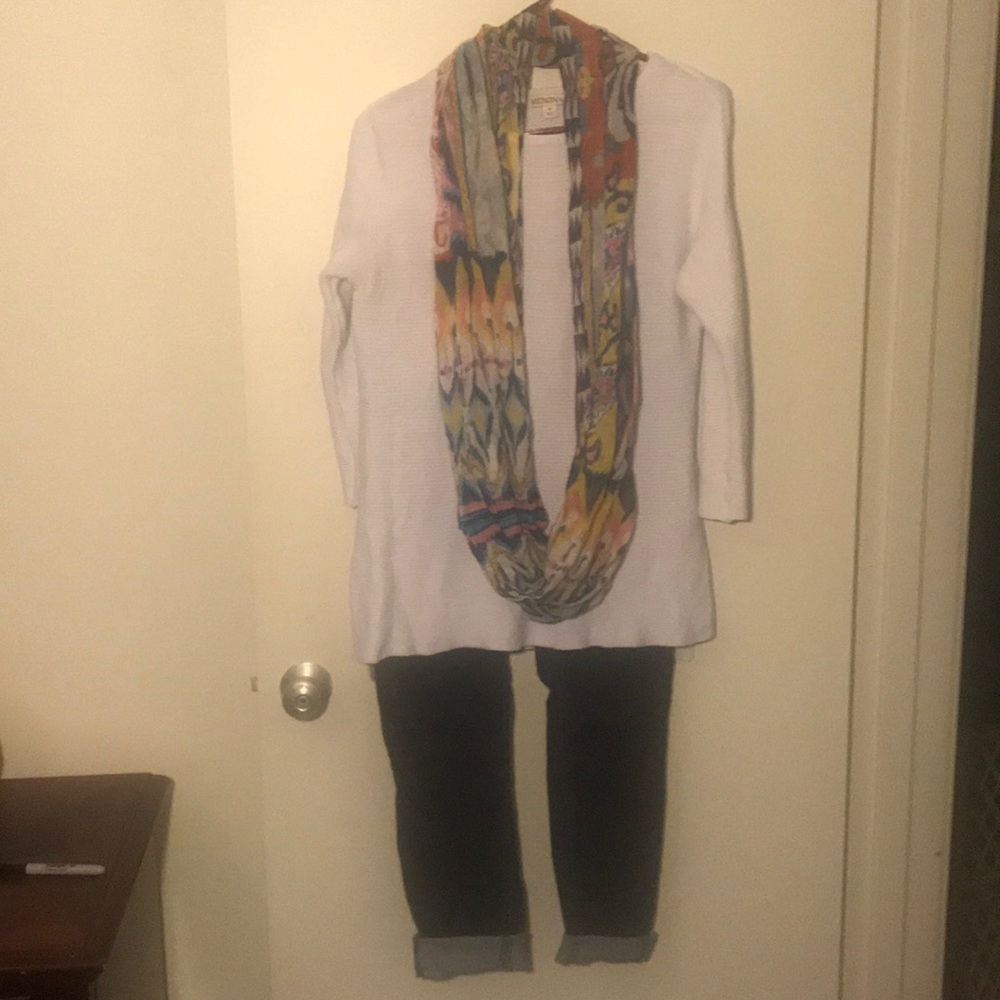 Merona - White Textured Top